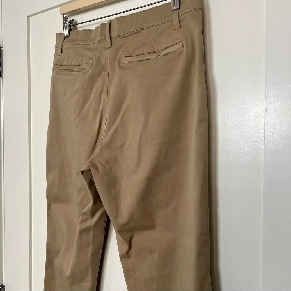 Lucky Brand Pants Mens Size 33x30? Beige Chino Straight Leg Stretch Slash Pocket - Picture 7 of 14